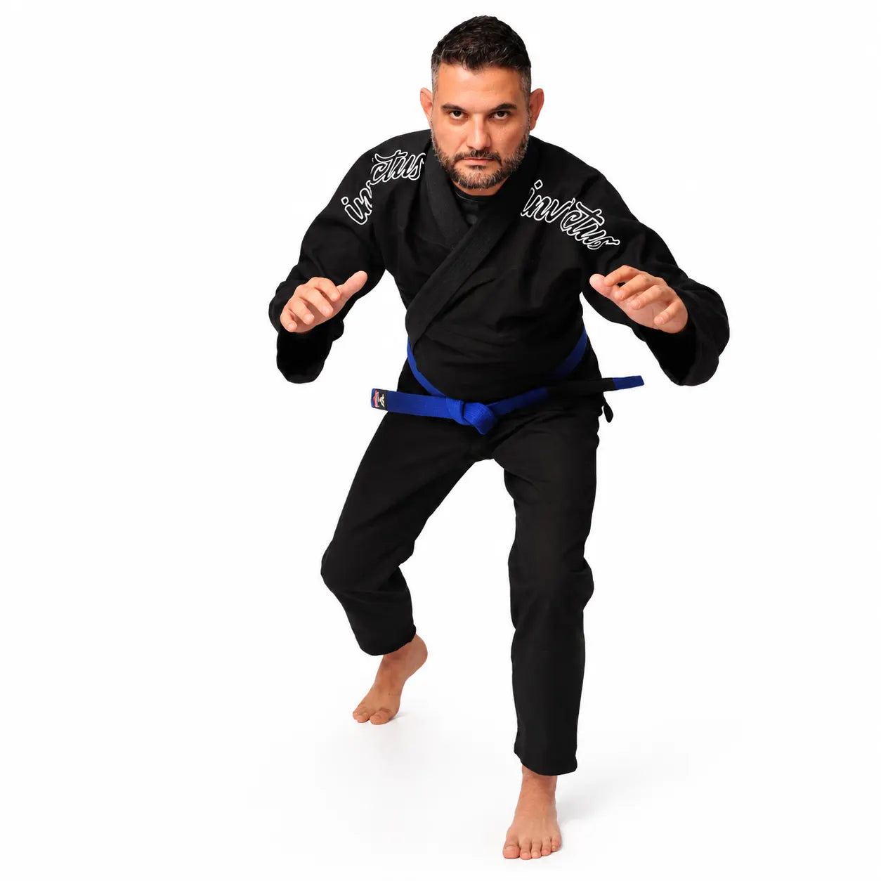 Kimono Jiu-Jitsu Masculino Invictus Preto | Alta Performance para Treino e Competição
