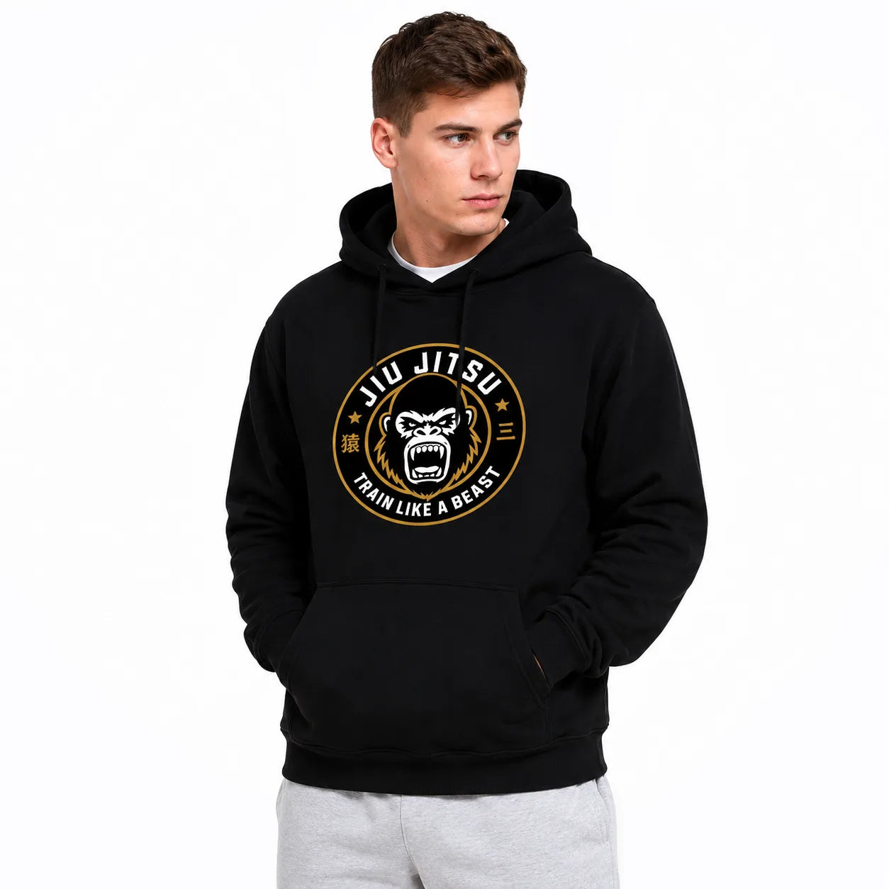 Moletom Canguru Jiu-Jitsu Unissex – Confortável, Versátil e Casual