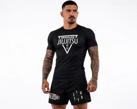 Conjunto Rash Guard Jiu-Jitsu | Kit 2 short em 1